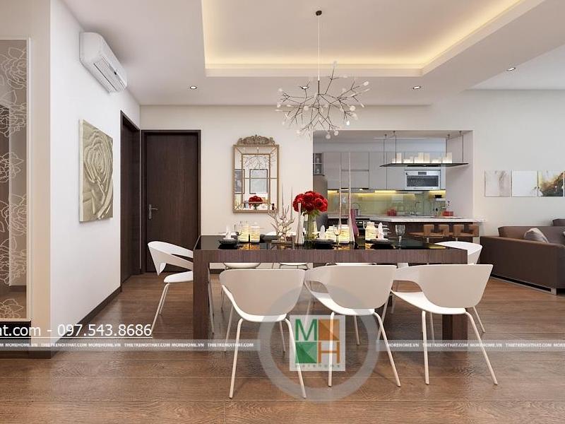  Thi công nội thất căn hộ chung cư Mandarin Garden - Chị Thúy